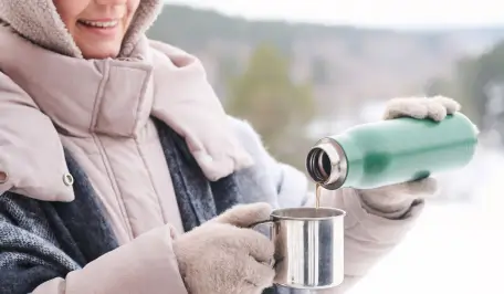 Branded vacuum flask set with high-quality UV printing