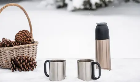 Custom logo printing on stainless steel flask bottle