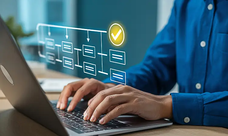 Lead routing pipeline from form submission through validation, .