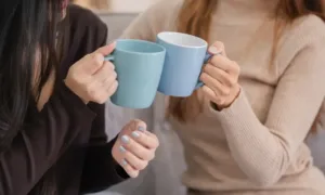 Modern ceramic travel mug with secure lid for commuters