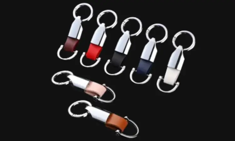 Sustainable eco-friendly keychains with company logos