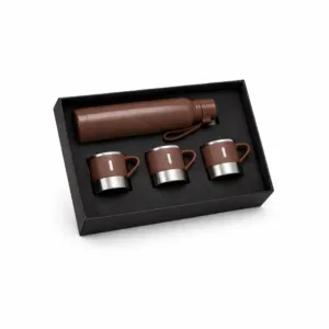 Premium Travel drinkware set 3 matching cups in a gift box
