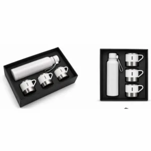 Premium Office water bottle set 3 matching cups in a gift box